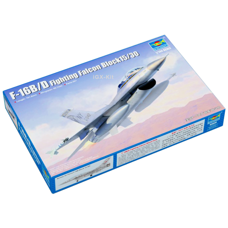 Model Kit F16 - Trumpeter 03920 1/144 US F16 F-16B/D