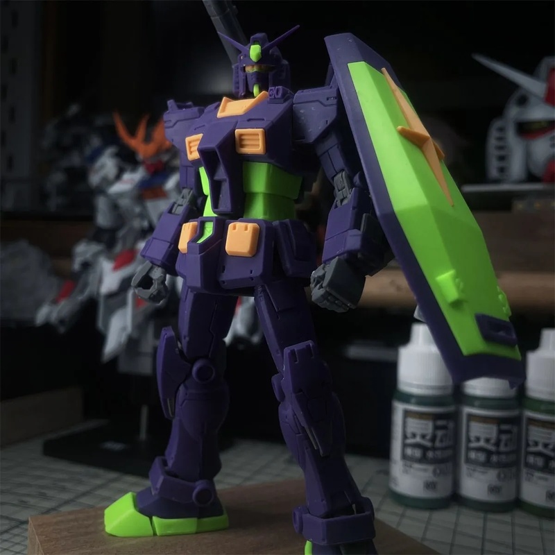 Model Kit Eva 00 - Kit de Modélisme HG 1/144 RX-78-2