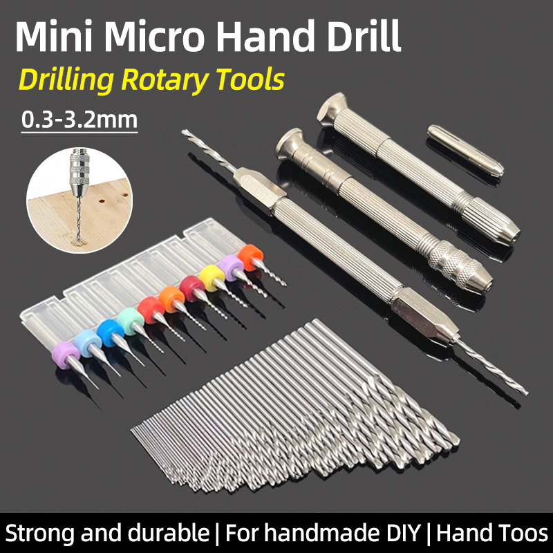 Pin Vice Micro - Mini Micro 0.3-3.2mm Double main perceuse
