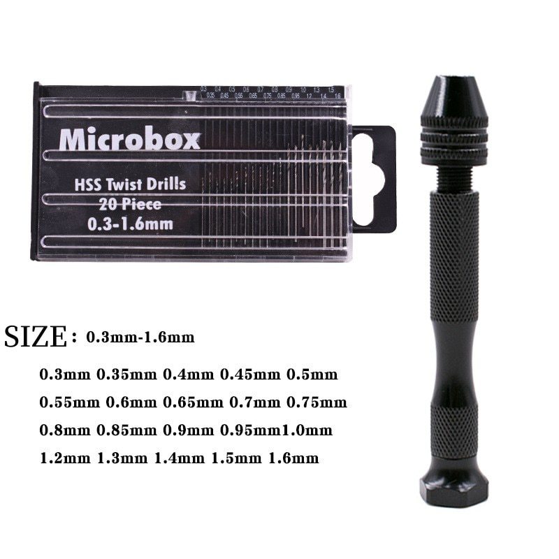 Pin Vice Micro - Micro Mini étau à broche, perceuse