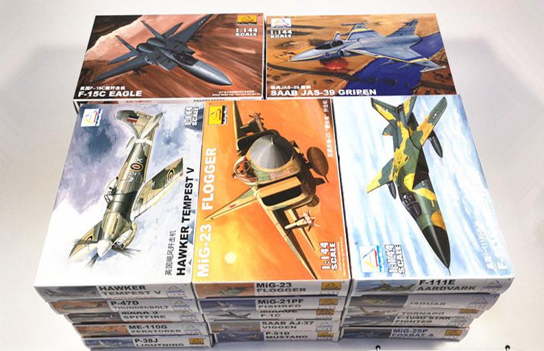 Model Kit Ww2 - 25 Pièces 1/144 Modèles d'avions de
