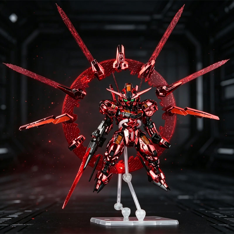 Model Kit Gundam Wing - Figurine d'action MGSD XVX-016, couleur rouge
