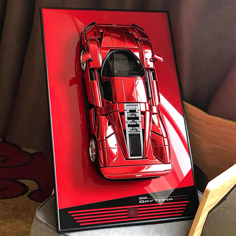 Model Kit Ferrari - Support mural pour affichage de modèles,