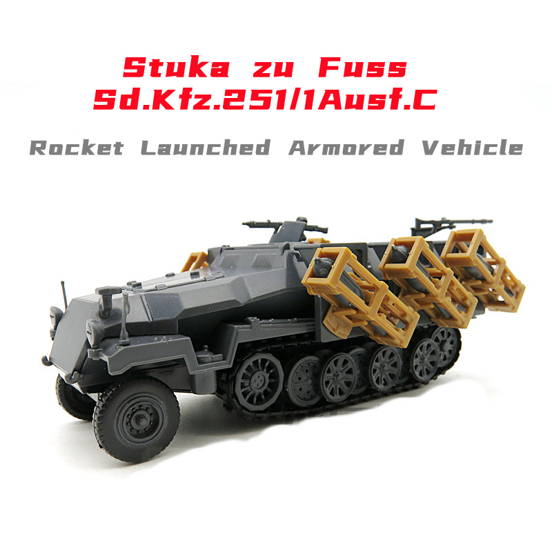 Model Kit Ww2 - Kit d'assemblage de véhicules blindés Stuka