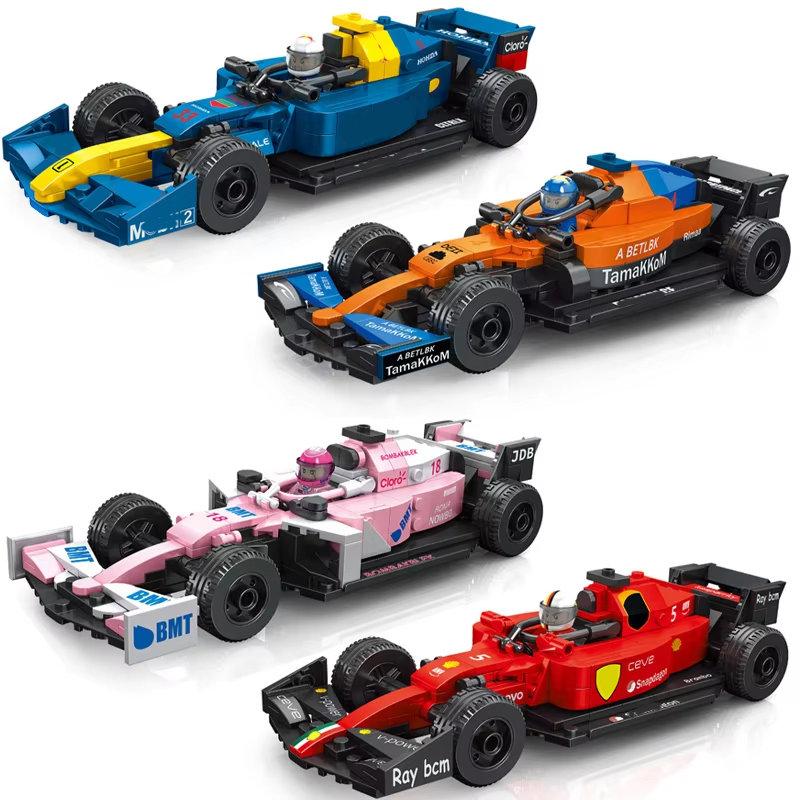 Model Kit Ferrari - Blocs de construction F1 pour Champions