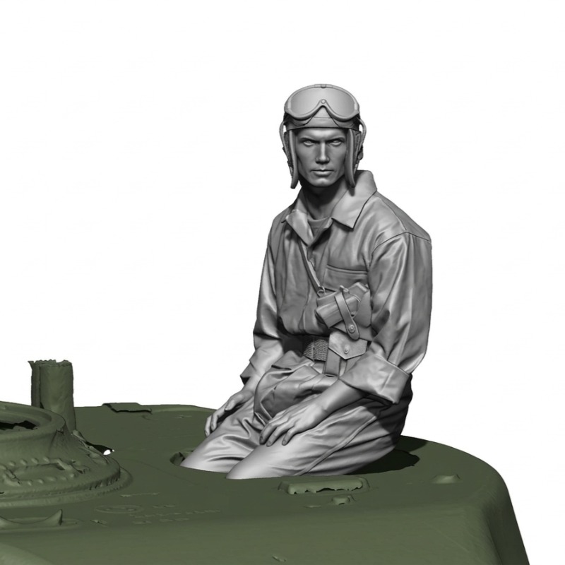 Model Kit Ww2 - Figurine en résine moulée sous pression
