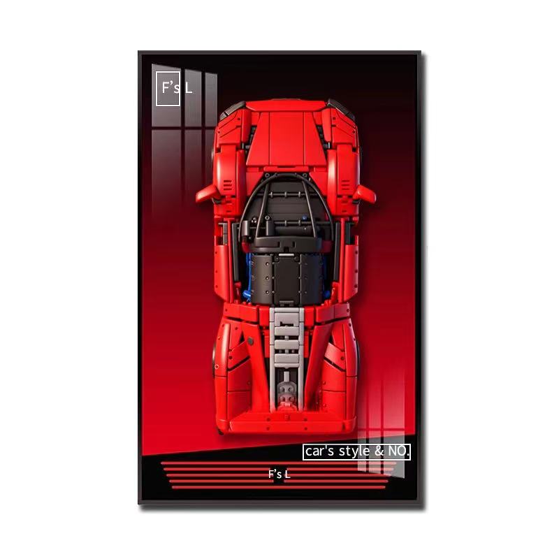 NOUVEAU Cadre photo mural pour - Model Kit Ferrari avis et prix