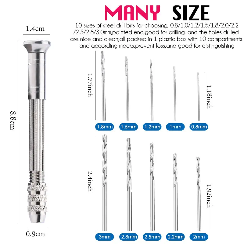 Mini perceuse à main en résine - Pin Vice Micro avis et prix
