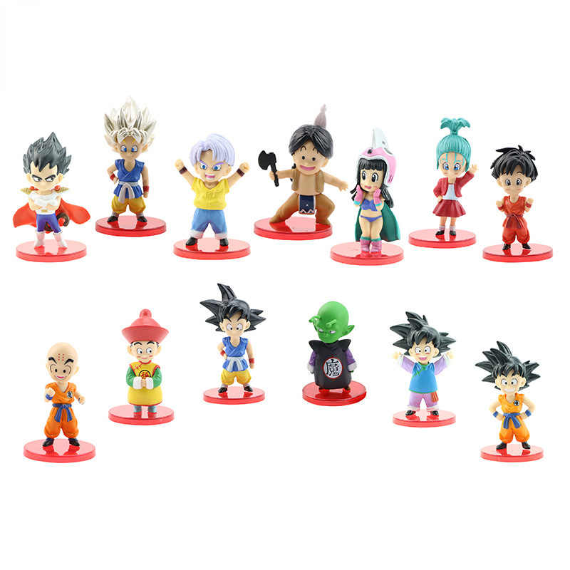 13 pcs/lot dragon Ball mini fi - Model Kit Vegeta avis et prix